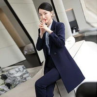 women tweed suits winter korean style 5xl long length slim jacket mini skirt business suit high end overalls suit for work