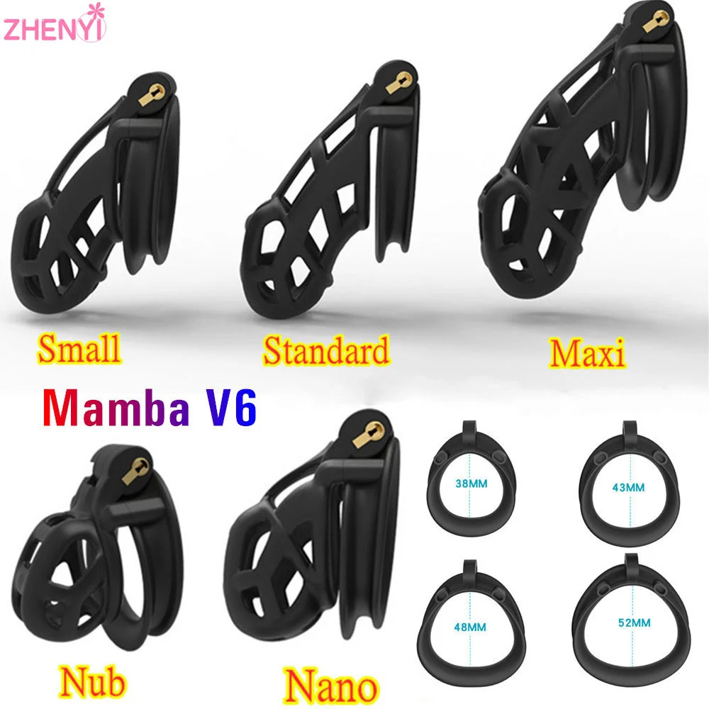 Новинка 3D Mamba V6 Мужская Кобра Пояс верности двойная дуга манжета на пенис кольцо