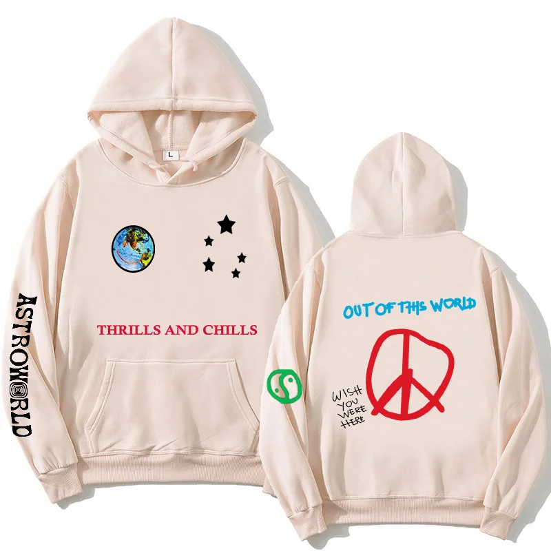 

ASTROWORLD World US Hiphop Star Travis Scott Astronaut Printed Tie-dye Men Print Hoodies Sweatshirt Men Hoody Hoodie Pullover