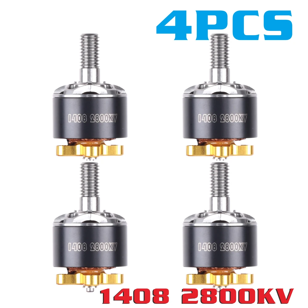 4 шт./1 шт. бесщеточный двигатель Skystars 1408 2800KV 2S 6S для радиоуправляемых игрушек