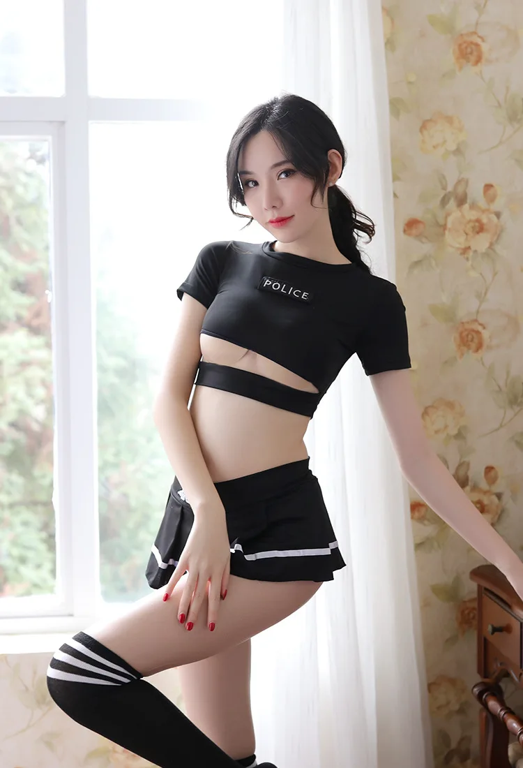 Babydoll Dress Women Miniskirt Outfit HOT Sexy Lingerie Cosplay pure student Uniform Set Costume |