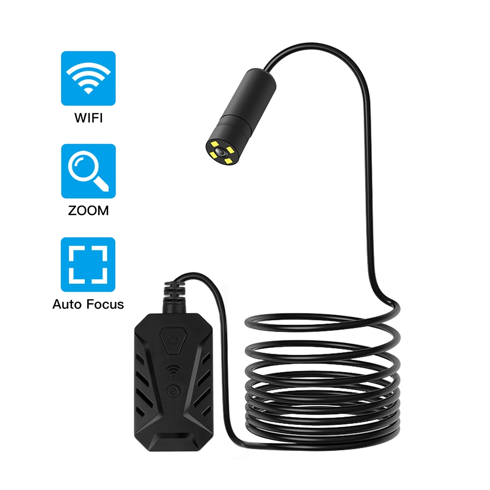 14 0 мм промышленный эндоскоп 5MP Водонепроницаемый Бороскоп ремонт автомобиля