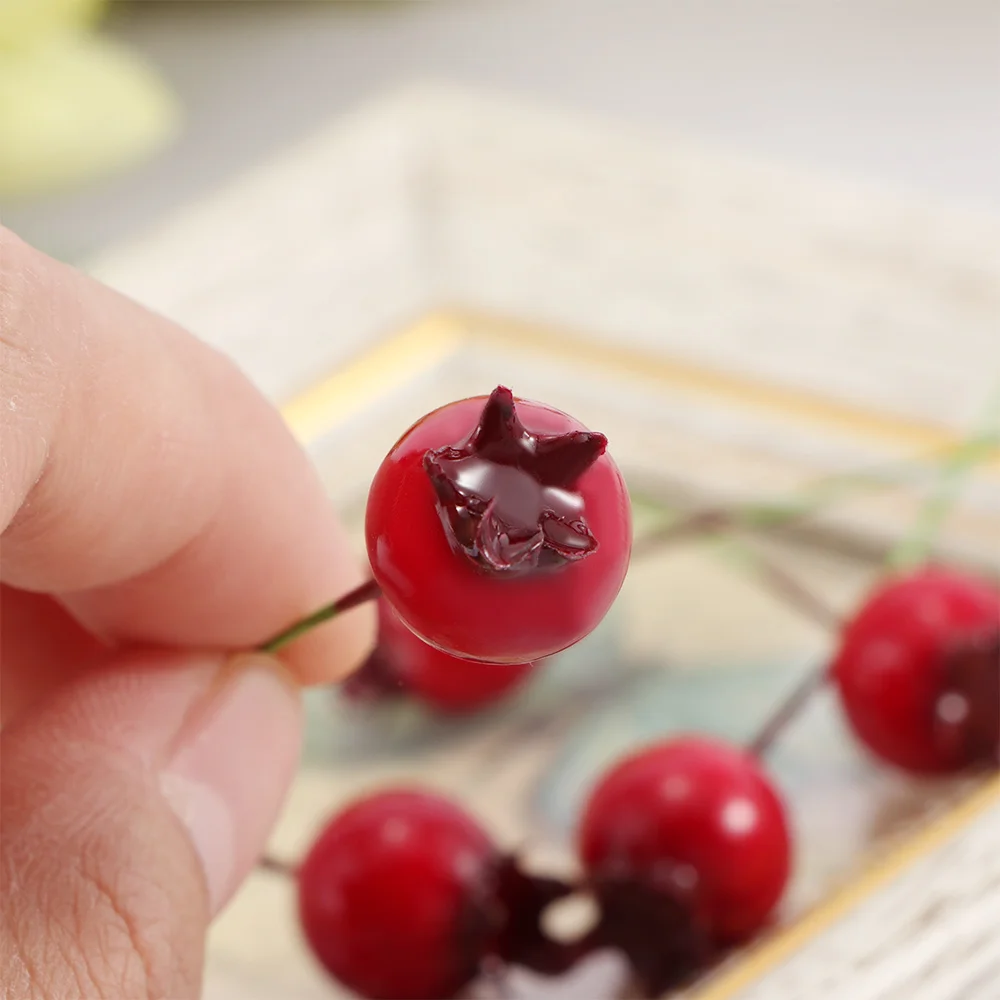 20 шт./компл. мини искусственный гранат Фрукты Овощи Пластиковый маленький букет