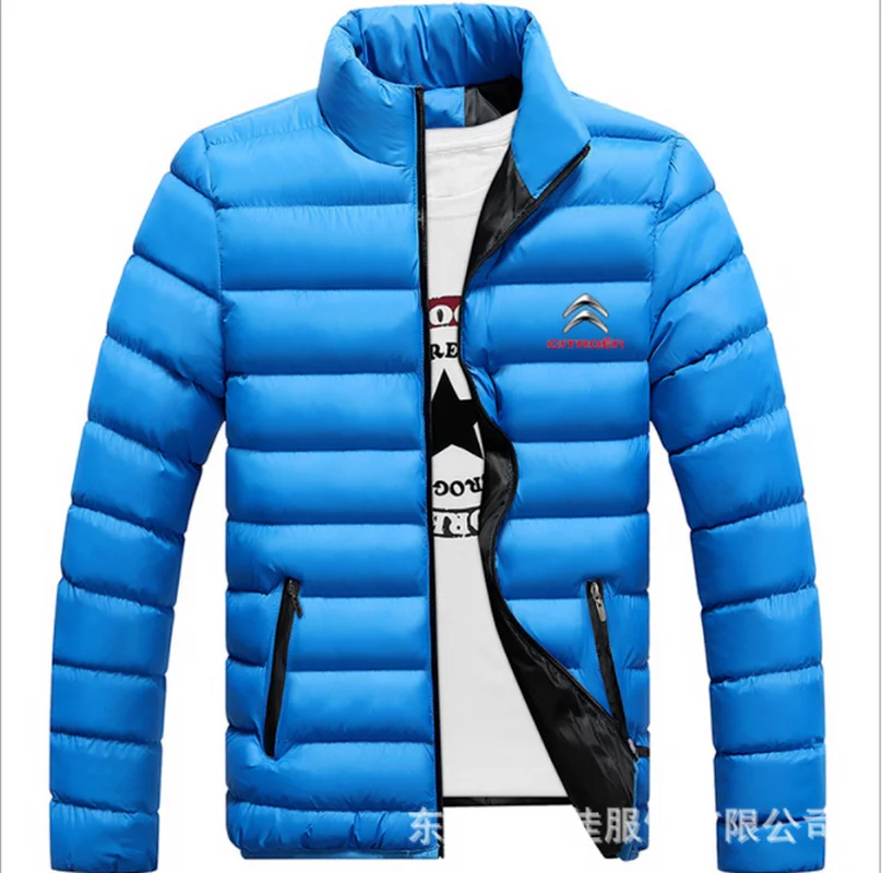 

2021 New for CITROEN Winter Jackets Parka Men Autumn Winter Warm Outwear Brand Slim Mens Coats Casual Windbreaker Quilted Jacket