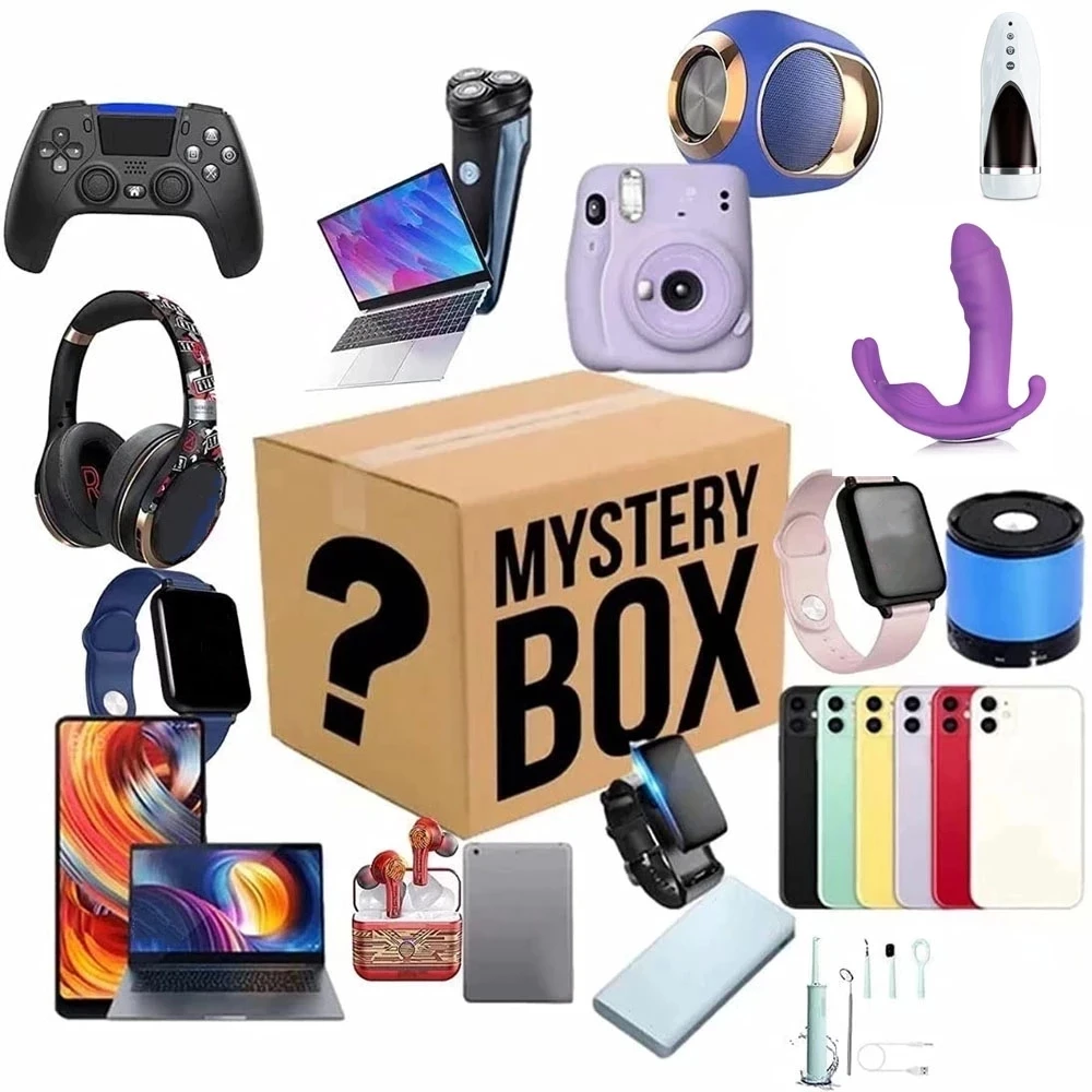 

Such As Drones, Smart Watches, Gamepads, Digital Cameras More Lucky Mystery Boxes Digital Electronic,There is A Chance to O pen