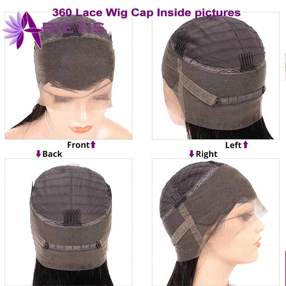 360 парик с фронтальным кружевом глубокая волна фронтальные человеческие волосы