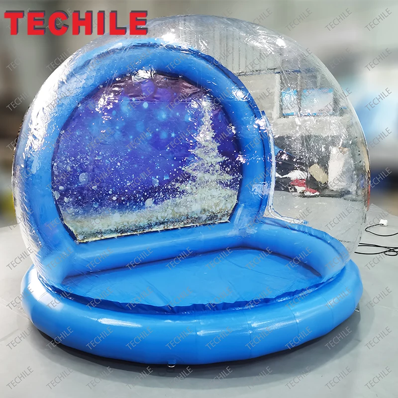 Новый стиль искусственный надувной Рождественский шар снежный для игры надувная