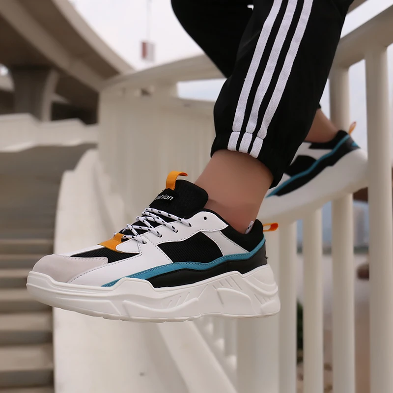 Кроссовки мужские сетчатые дышащие Повседневная модная брендовая обувь