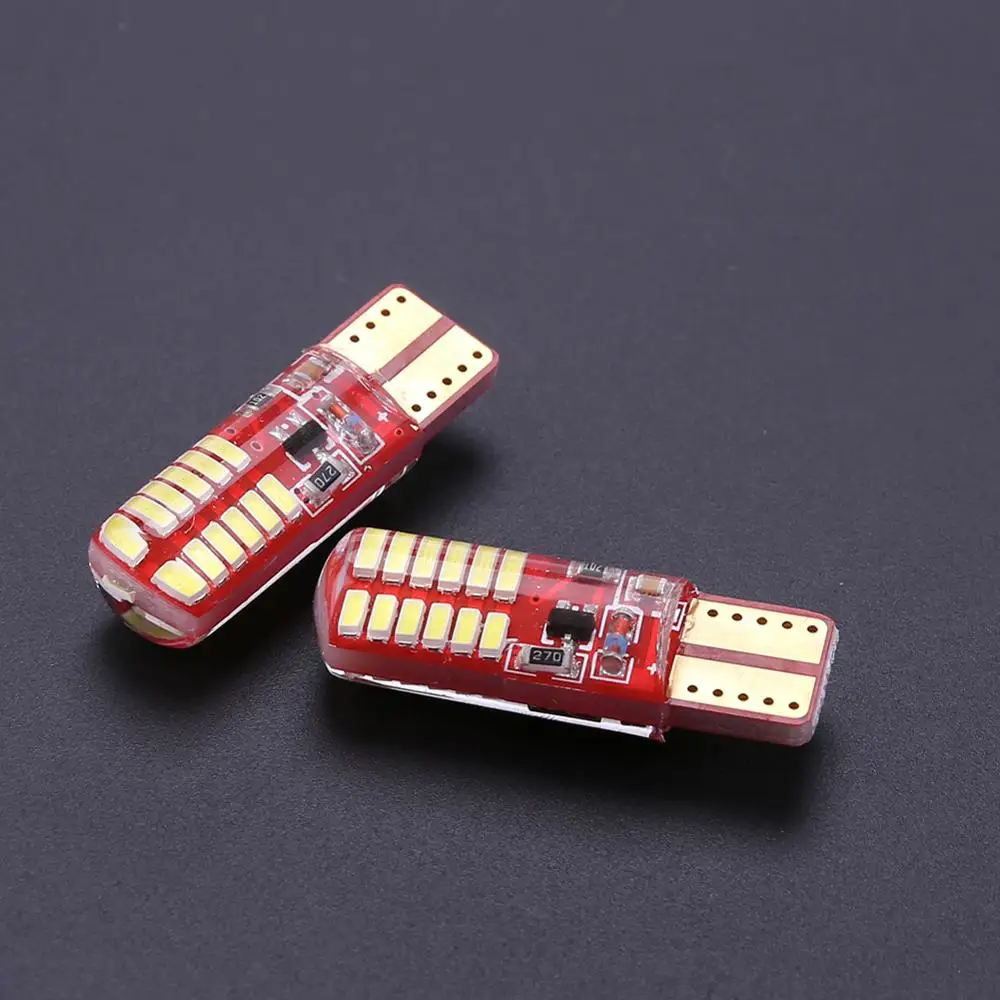 2 шт 12В 5 Вт автомобиля Ширина светильник лампочка Водонепроницаемый силиконовая