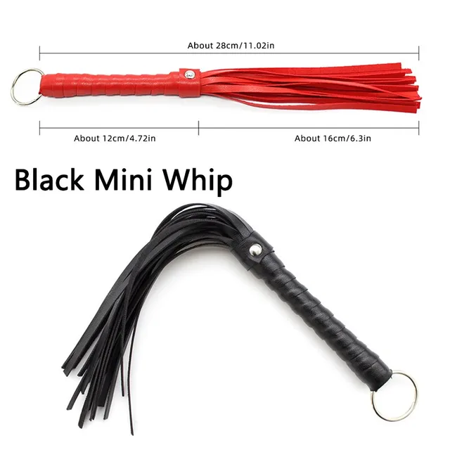 Slave Soft Leather Whip Adult Games BDSM Flogger Bondage Gear Sex Toys Flirt Couple Erotic Fetish Stimulates Queen Whips Cosplay 6