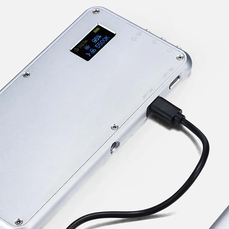 Ультратонкий 180 перезаряжаемый светодиодный светильник для видеосъемки 12 цветов