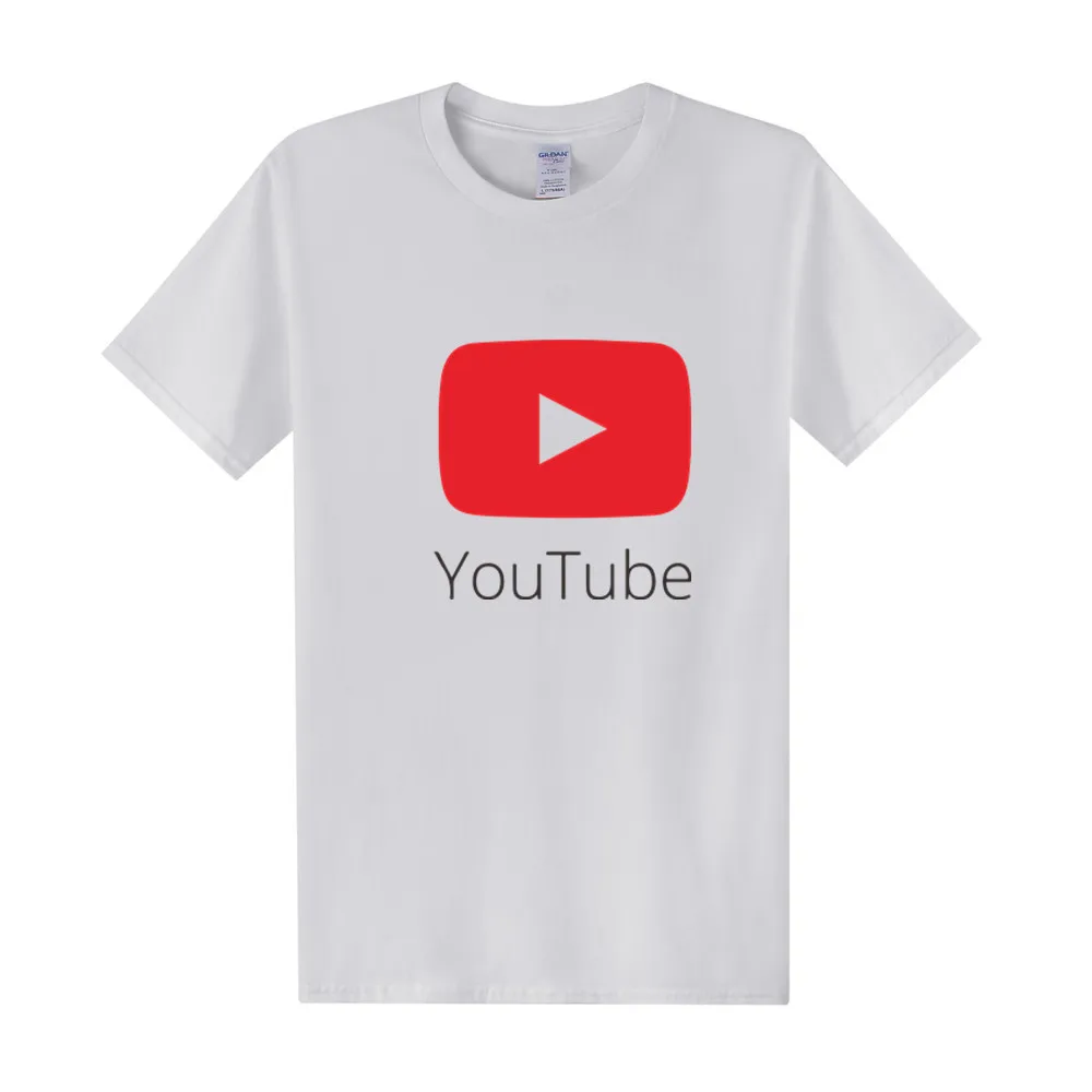 Мужская футболка для Youtube 2016 летняя Стильная хлопковая Футболка видео футболки