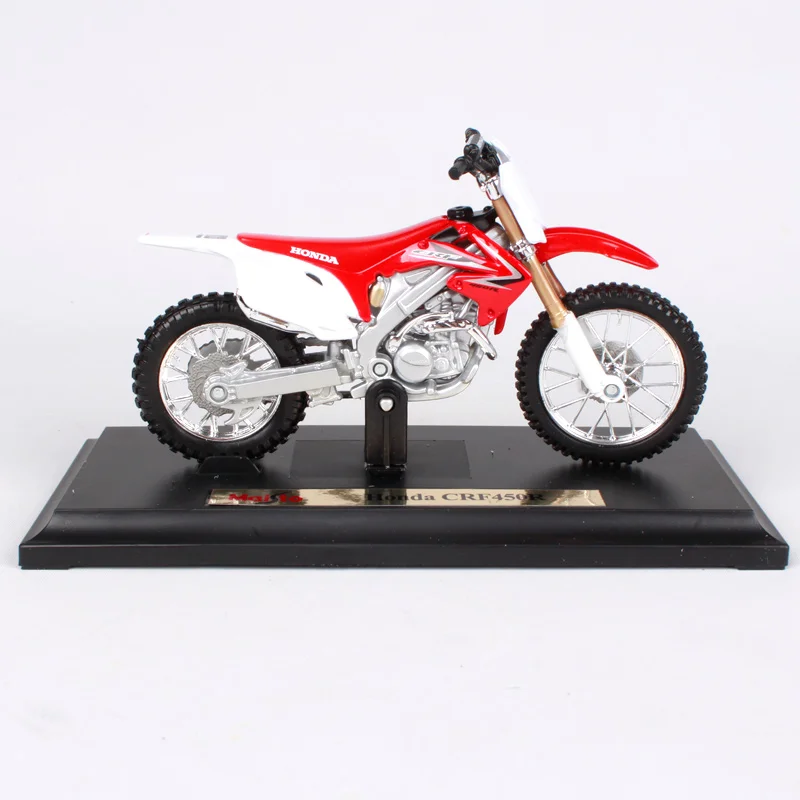 Maisto 1/18 1:18 весы Honda CRF 450R мотоциклы литье под давлением дисплей модели подарок на день рождения игрушки для мальчиков - Цвет: Honda CRF450R