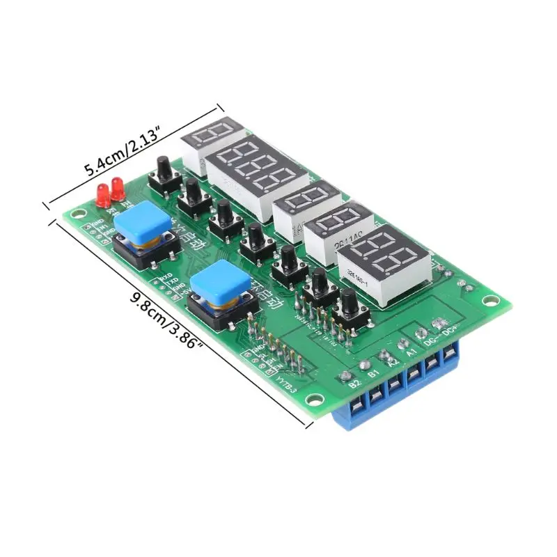 

Stepper Motor Driver Controller Module Angle/Direction/Speed/Time Programmable Board DC 8-27V