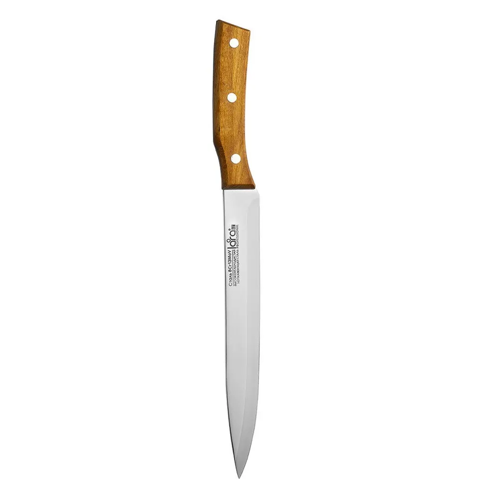 Knife for carving Lara lr05-64 knife kitchen chef SharpKnife Tableware Wooden Tablespoons Spoon bottom вех kinds of plate fry pan cooking aluminum
