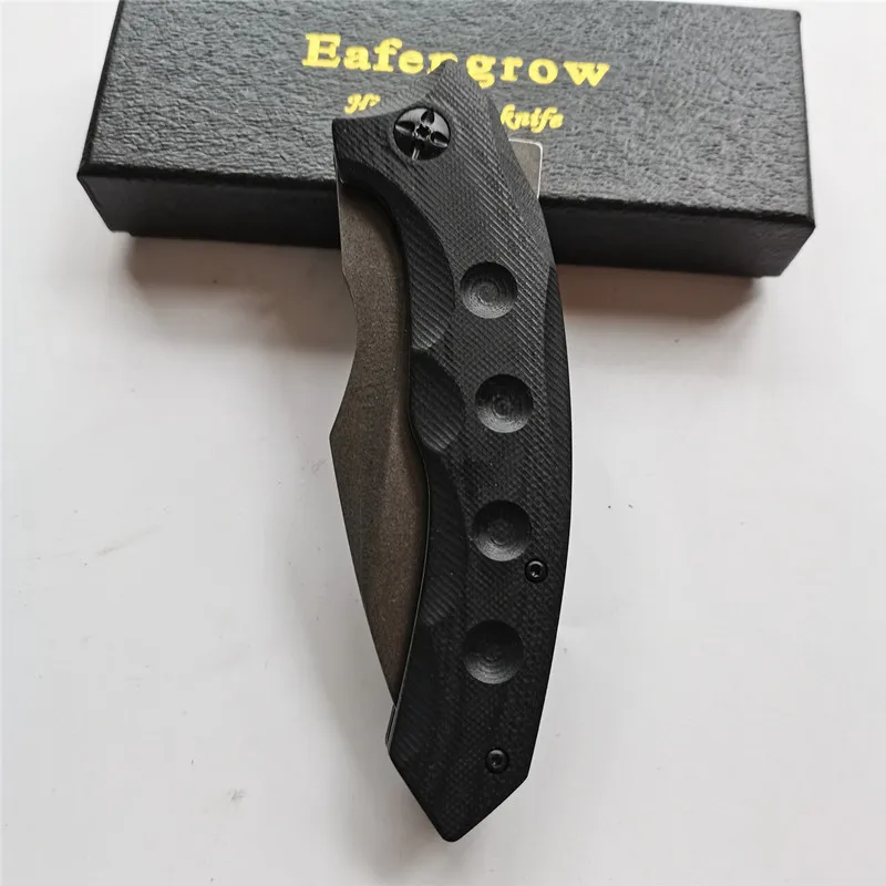 Складной нож Eafengrow sitive ST115 реальное лезвие D2 карманный тактический клинок G10 для