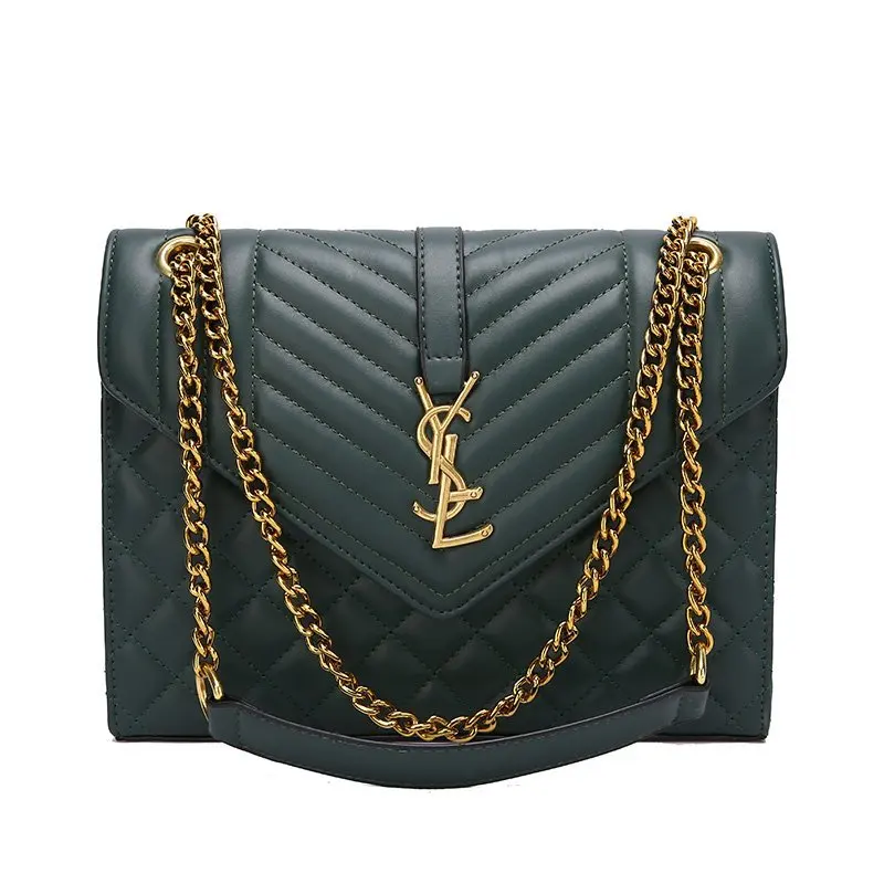 

Quilted Shoulder Messenger Bag Ladies Sac A MainDesigner Leather Crossbody Bags for Women 2021 New Luxury Letter Chains Lattice