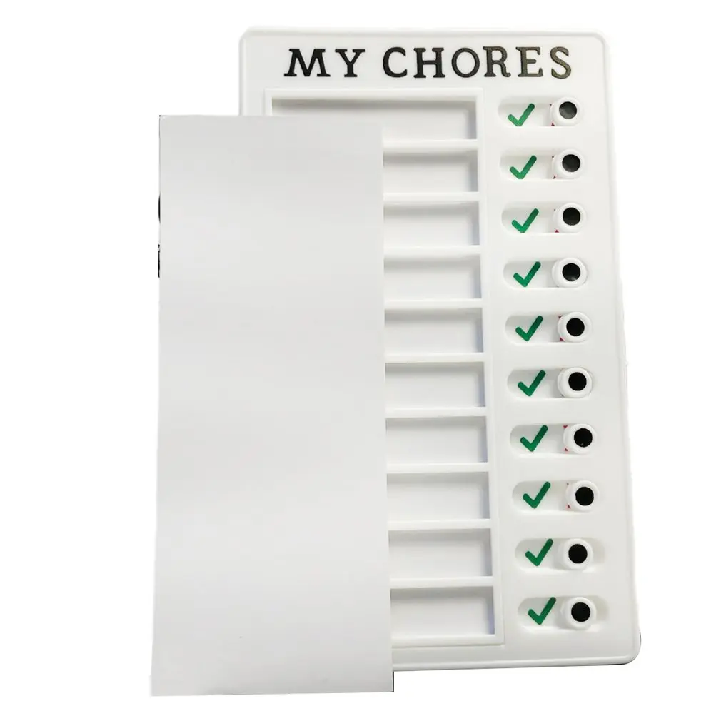 

Daily Task Planning Board Portable Plastic Memo List Board Detachable and Reusable Daily to-do Notes Stationery