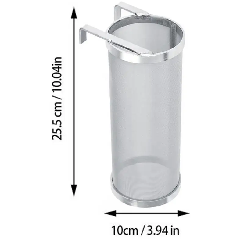 300 мкм нержавеющая сталь хоп паук сетка пивной фильтр с крюком для домашнего