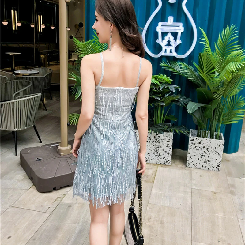 Дизайн подиума летнее женское вечернее платье элегантный на бретельках