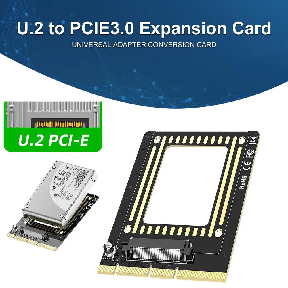 

U.2 To PCIE3.0 Expansion Card Universal Adapter Conversion Card Overall Internal Storage Compatible U.2 And SATA Conversion Card