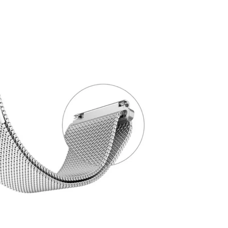 Выпуклая Смарт-часы ремешок Миланская универсальная нержавеющая сталь