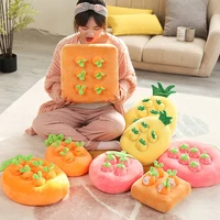 2021 new plush stuffed plucking radish toy childrens puzzle insert carrot game baby toys early childhood educational toys gifts