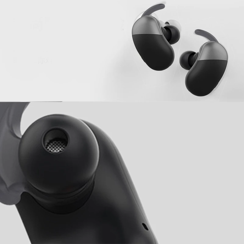 Беспроводная Bluetooth гарнитура NFC наушники вкладыши с шумоподавлением спортивные