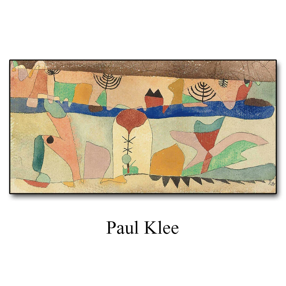 Абстрактное художественное настенное изображение Laeacco Paul Klee плакаты и принты
