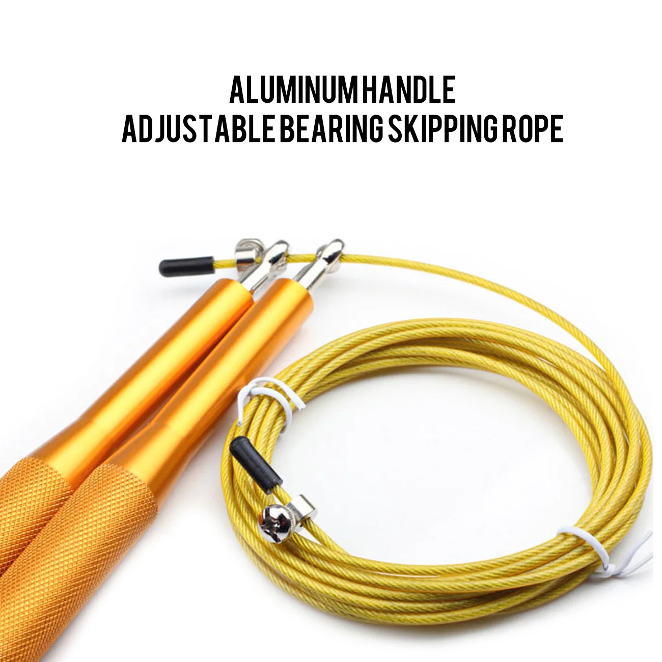 

1PCS Bearing Skipping Rope Exercise Weighted Fast Speed Steel Wire Jumping Ropes for Adult Kids Gym Fitness Training