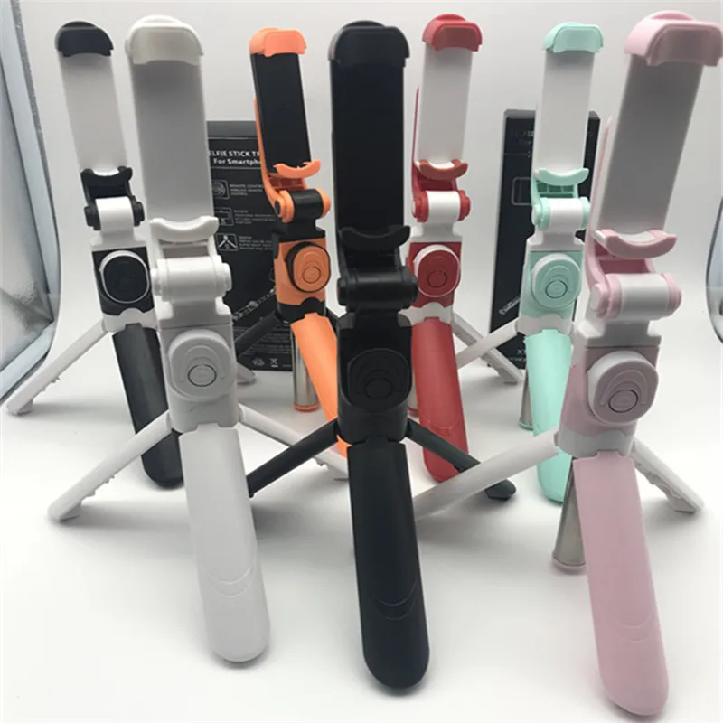 Новая беспроводная Bluetooth селфи палка 3 в 1 складной мини штатив ручной монопод с