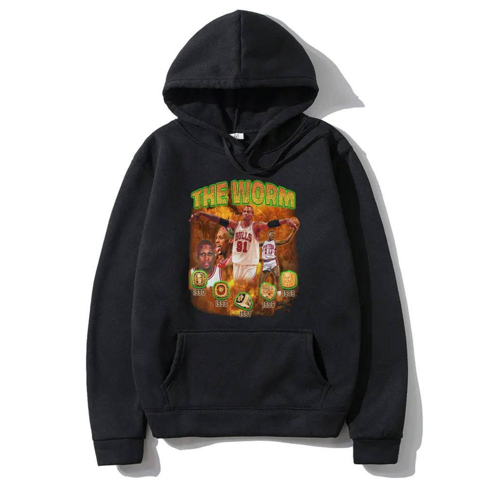 

Dennis Rodman Hip Hop Hoodie New Mens Womens Plus Size Streetwear Boy Basketball Clothes Mob Travis Scotts Astroworld Sweatshirt