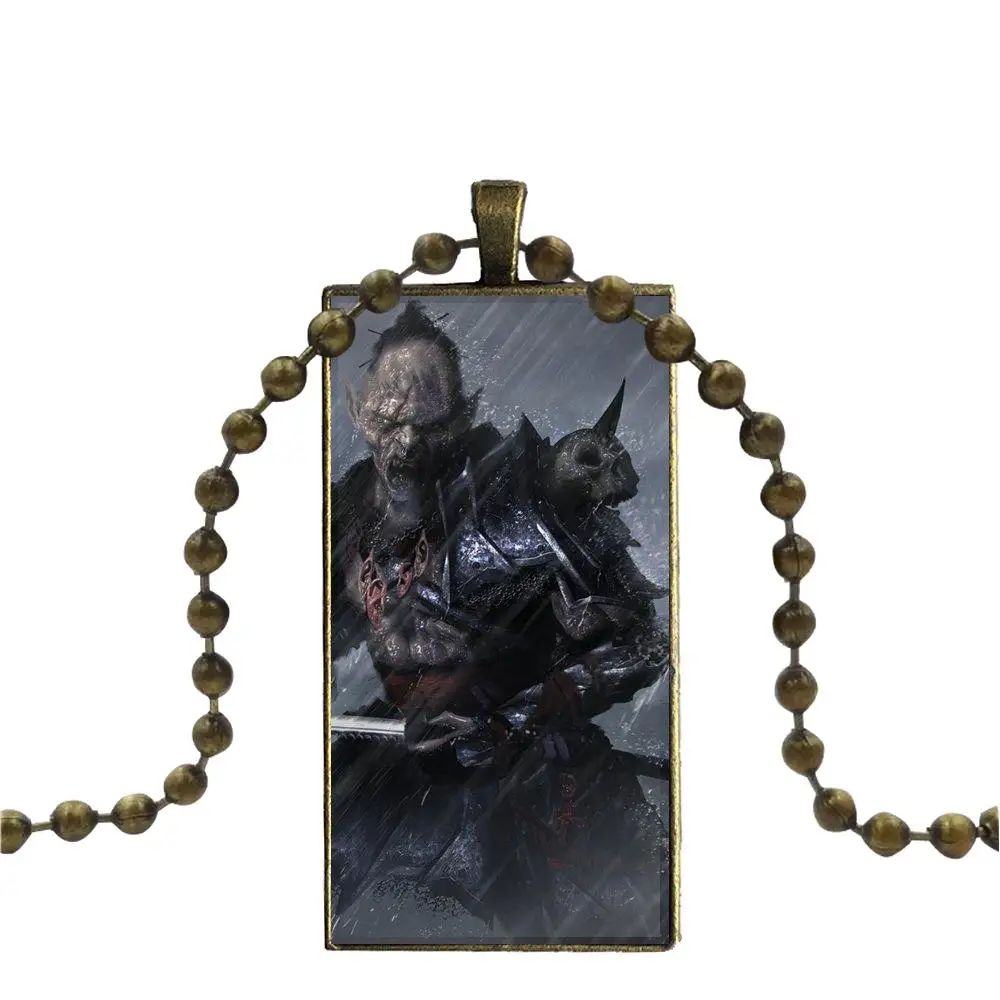 Ожерелье модная Длинная цепочка с прямоугольным ожерельем ювелирные изделия для