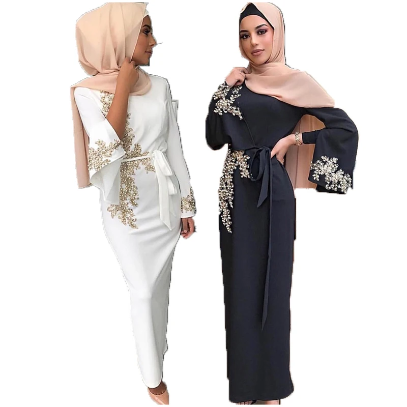 Dubai Muslim Prayer Dress For Women Moroccan Turkey Bangladesh Oman Islamic Clothing Robe Hijab