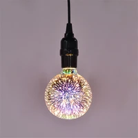 g95 3d fireworks glass led christmas decoration creative decorative lamp amaryllis bulbs 220v ceiling lights tubes party