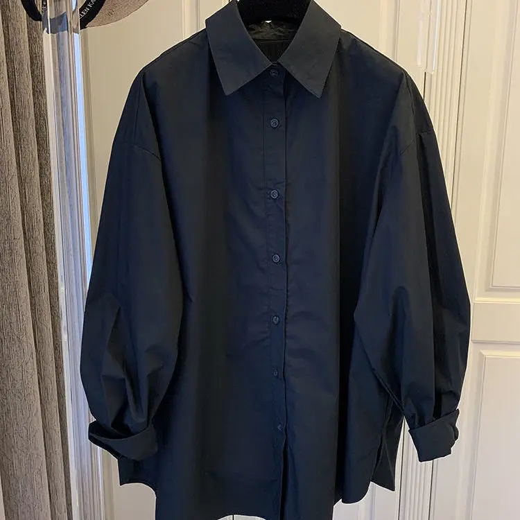 

Loose doll bat sleeve long sleeve shirt 2021 new top