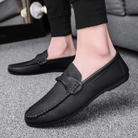 2021 summer mens youth trend fashion british wind peas shoes comfortable soft breathable lazy shoes mens casual shoes