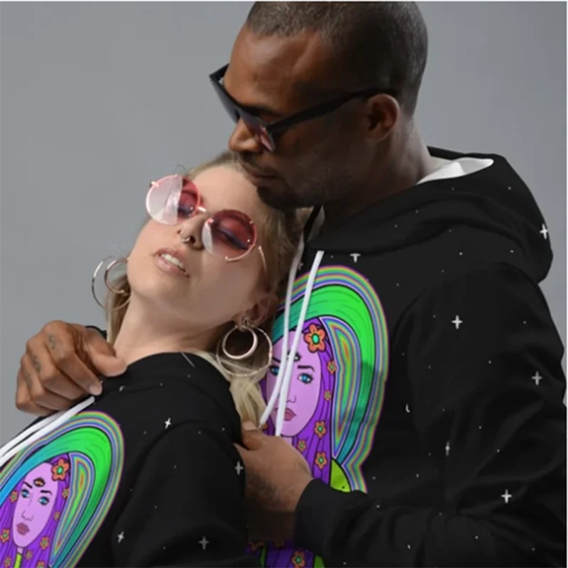 Moaveloce Толстовка для путешествий по времени из полиэстера с шерстью толстовка