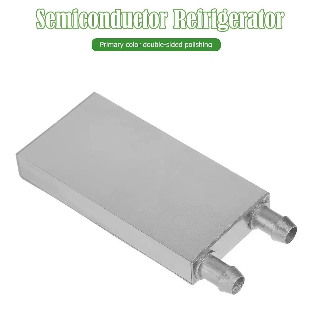 

Aluminum Alloy Silver Heat Sink System CPU Radiator Liquid-Water Cooling Block use for Heat Dissipation Cold Transfer Formation