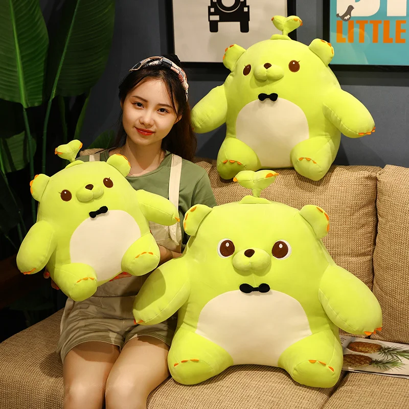 

35-55 см подлинный Kawaii Budding медведь двухцветные животные плюшевые игрушки Рождественский подарок на день рождения Успокаивающая кукла подушк...