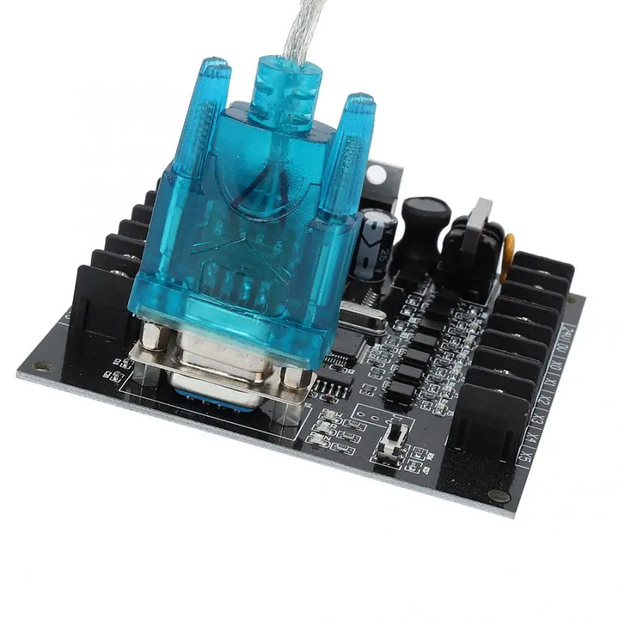PLC промышленная плата управления FX1N 10MR программируемая релейная с временной