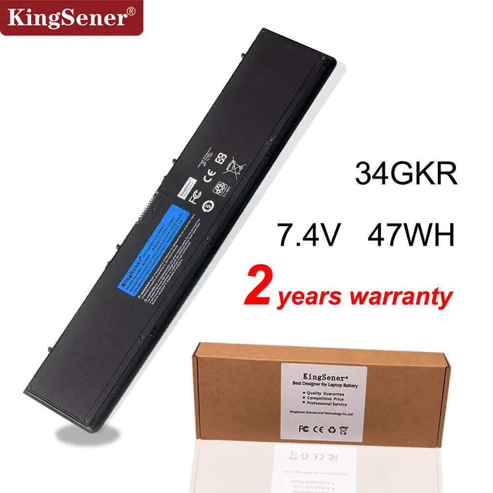 

KingSener 7.4V 47WH 34GKR Laptop Battery For DELL Latitude E7420 E7440 E7450 3RNFD V8XN3 G95J5 34GKR 0909H5 0G95J5 5K1GW