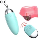 10 режимов беспроводной пульт дистанционного управления вибраторы прыгающее Яйцо Женский, для клитора вагинальный стимулятор точки G массажер секс-игрушка для женщин любовник