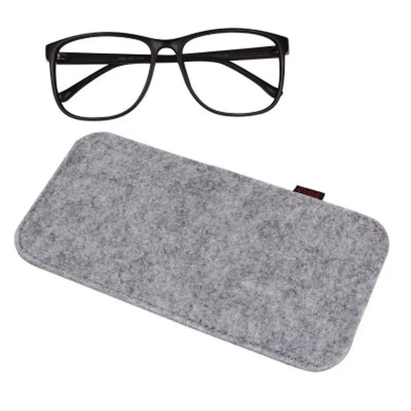 Glasses Case Soft Felt Cloth Sunglasses Bag Glasses Pouch Eyewear Protector Glasses Accessories Unisex eyeglass storage