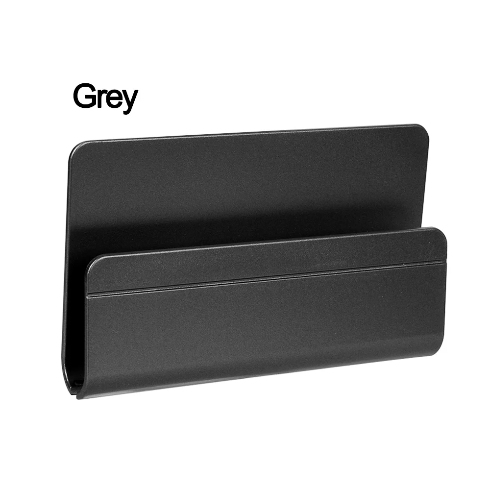 Black Grey 1 шт. мобильный телефон настенное зарядное устройство адаптер зарядный держатель висячая Подставка Кронштейн Поддержка Подвеска для зарядки устройства стеллаж полка сотовый телефон крюк - Цвет: Black Grey