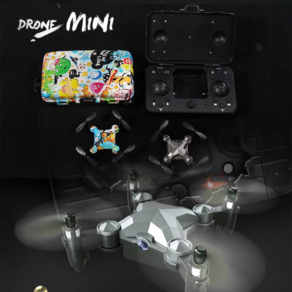 2020 комплект дрона в мини чемодане с камерой подходит для начинающих режим