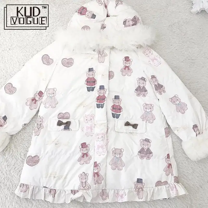 Японские Женские зимние пальто и куртки в стиле Харадзюку осеннее большого