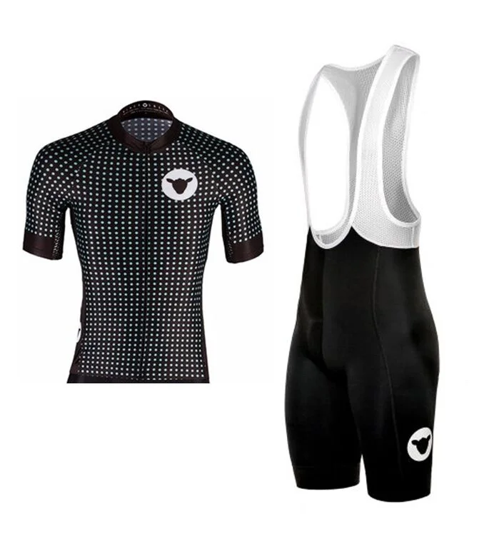 Cycling Sets Команда Black sheep Ограниченная серия Джерси для велоспорта короткий рукав велосипед рубашка и гелевая подкладка нагрудник шорты Tuta da ciclismo 1 orde - Цвет: Cycling Sets