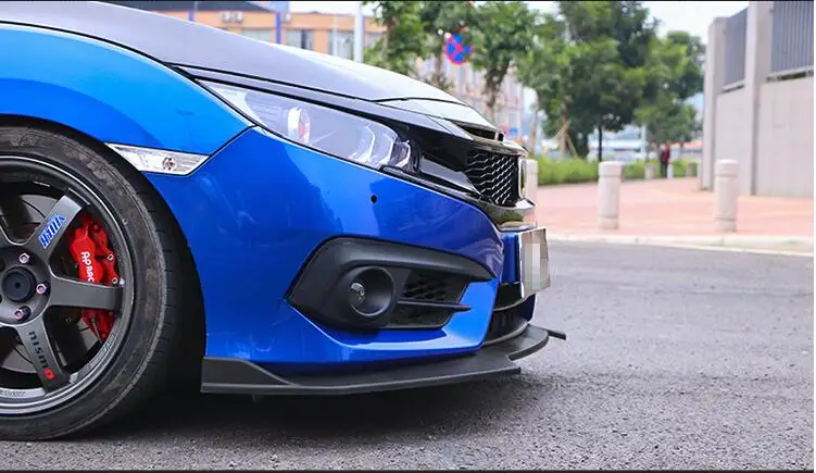 Задний спойлер для переднего бампера Honda Civic 2016 2018|Обвесы| |