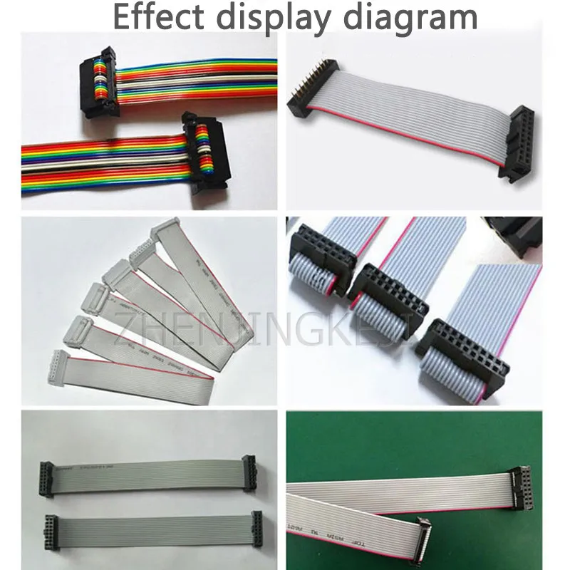 

220V Computer Cable Crimp Machine Multiple Lines Automatic Crimping Equipment IDC Riveting Pressure Pressure Row Processing Tool